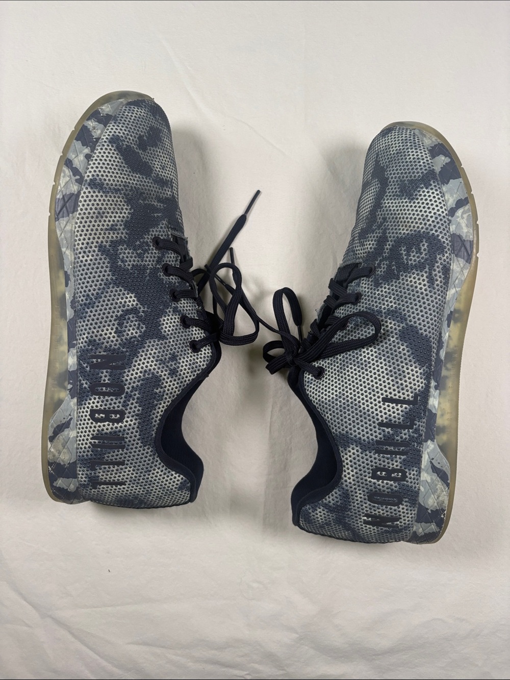 NOBULL Navy Camo Knit Training Shoes - Picture 4 of 8